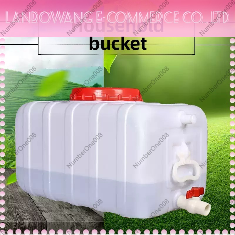 Food Storage Handling - 200L Lebensmittelechter Horizontaler Kunststoff-Wassertank, Verstärkter Rechteckiger