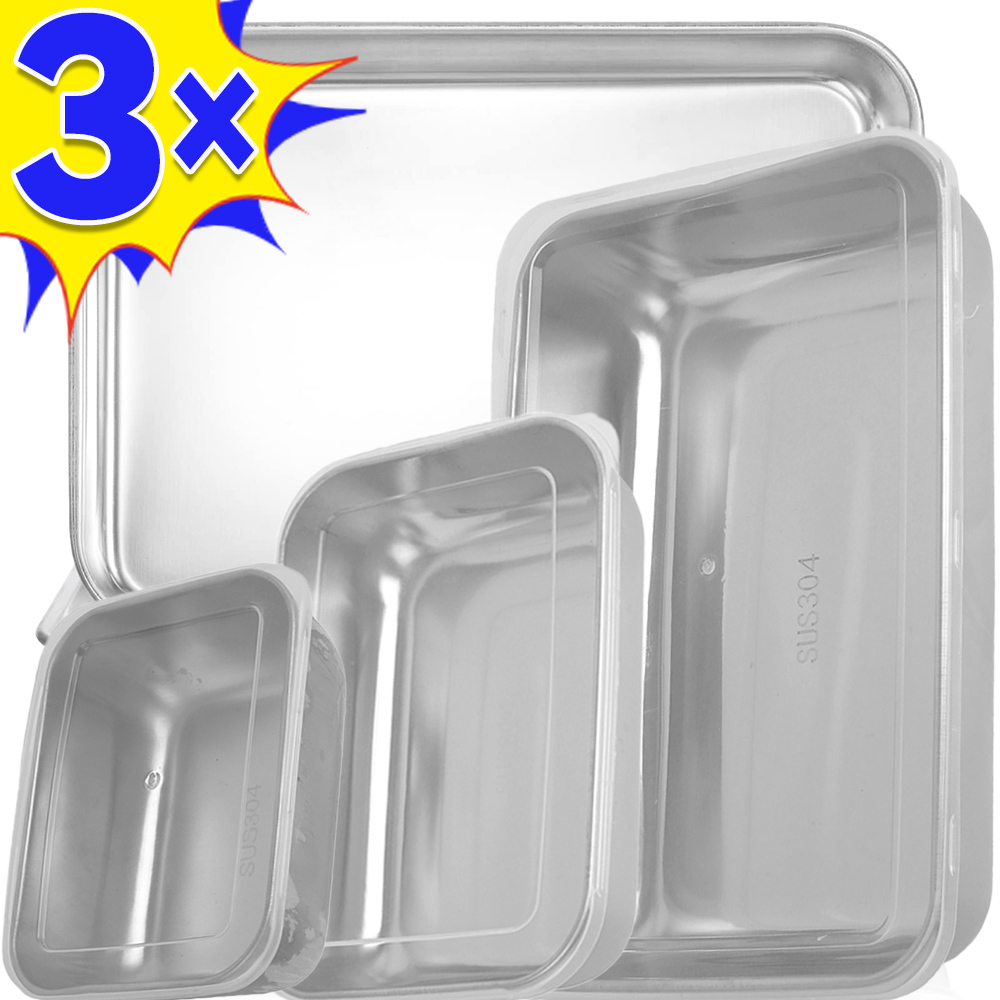 Food Storage Made Easy - Edelstahl Lebensmittel Lagerung Box Frische-halten Box