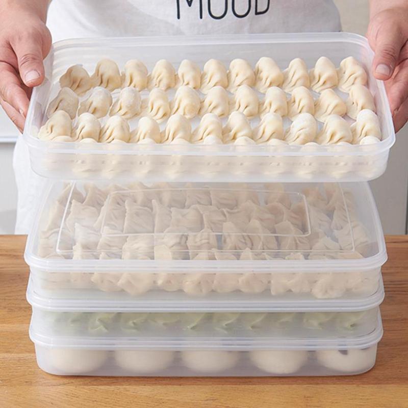 Food Storage Drawer Organizer - Transparente Küchen-Aufbewahrungsbox Kühlschrank-Organizer Lebensmittelechte Kunststoffbehälter für