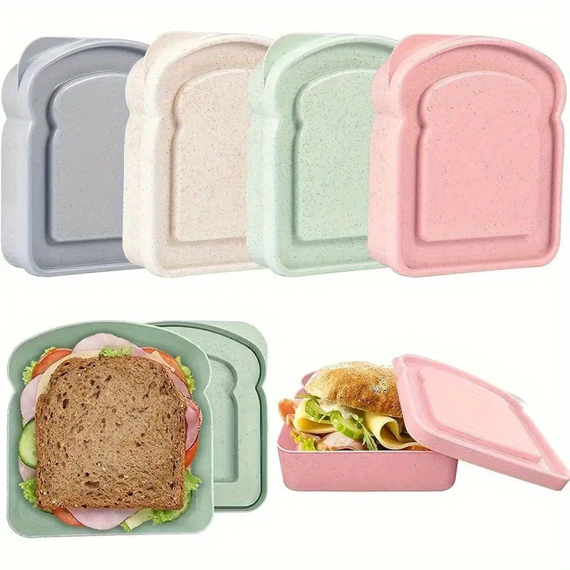 Food Storage Lunch Box - 1 Stück Bento-Boxen, Sandwich-Behälter, für Lunchboxen,
