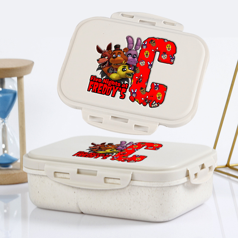 Food Storage Made Easy - Five Nights at Freddy's Kinder-Lunchbox, Anime-Buchstaben