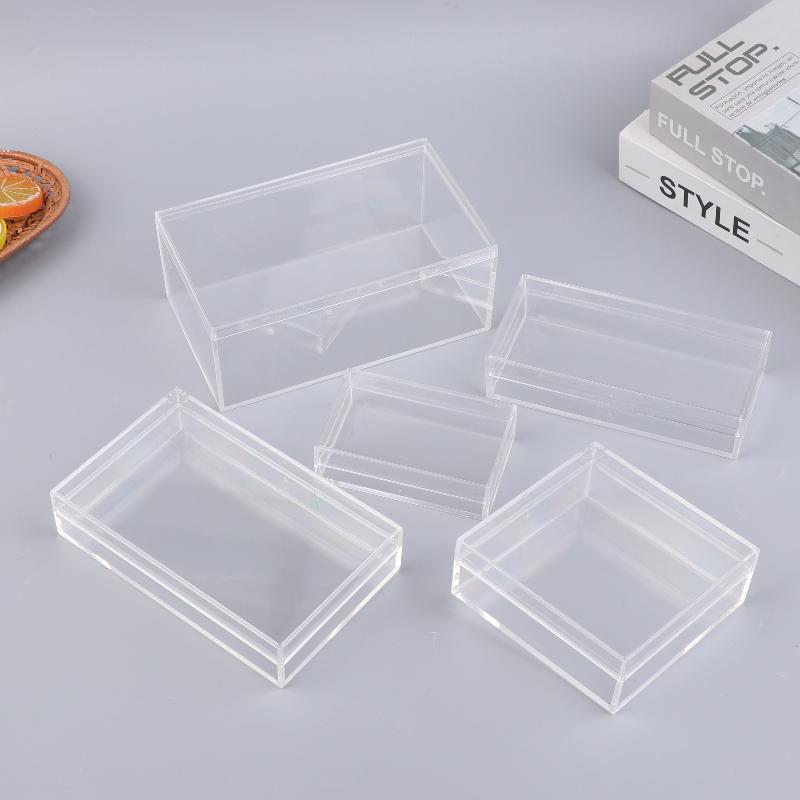 Food Storage In Plants - Verstärkte Rechteckige Acryl-Aufbewahrungsbox Hohe Transparenz Lebensmittel-Geschenkverpackung