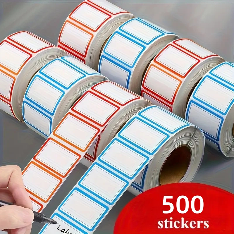 Food Storage Canister - 500 Stück Einfrieretiketten, Aufkleber, keine Rückstände,