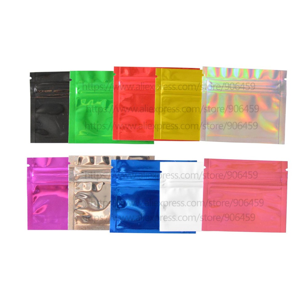 Food Storage Bags Zip Lock Pouch - 100 stücke 7,5x6,5 cm (3 ''x