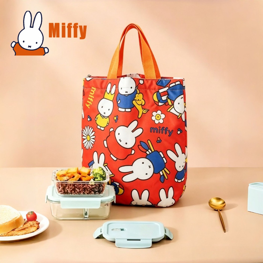 Food Storage Drawer Organizer - Kawaii Miffy Lunchtasche, niedliche Thermo-Tragetasche mit
