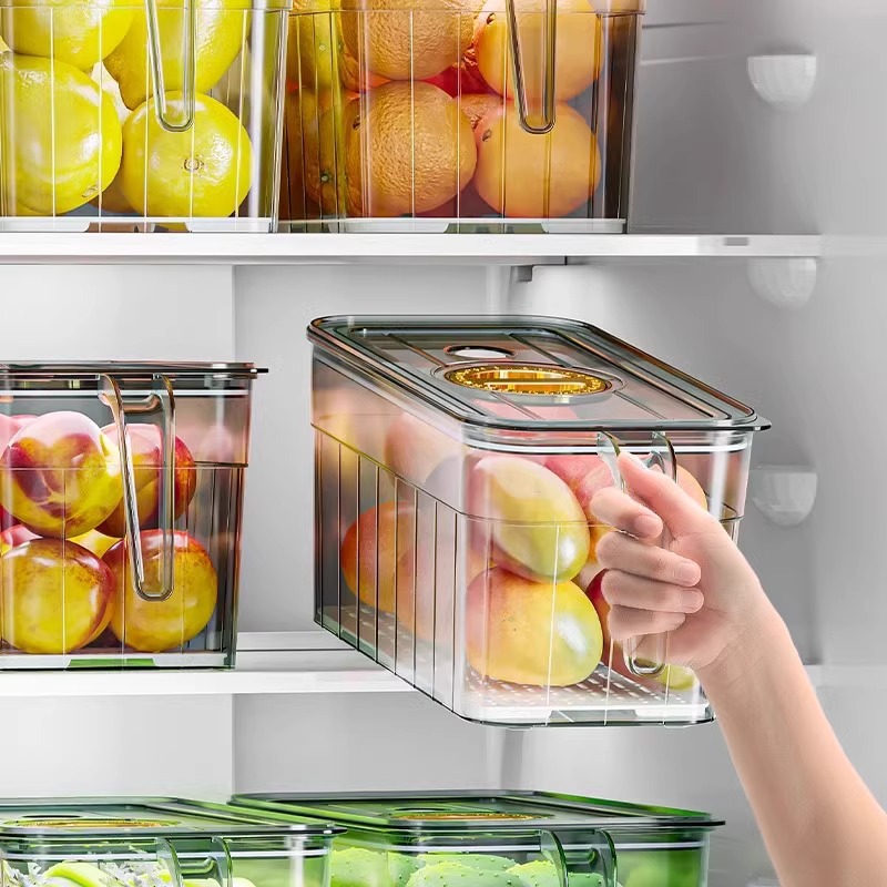 Food Storage Method - Kühlschrank-Sortier-Aufbewahrungsbox, Eier, Obst und Gemüse, Lebensmittelqualität,