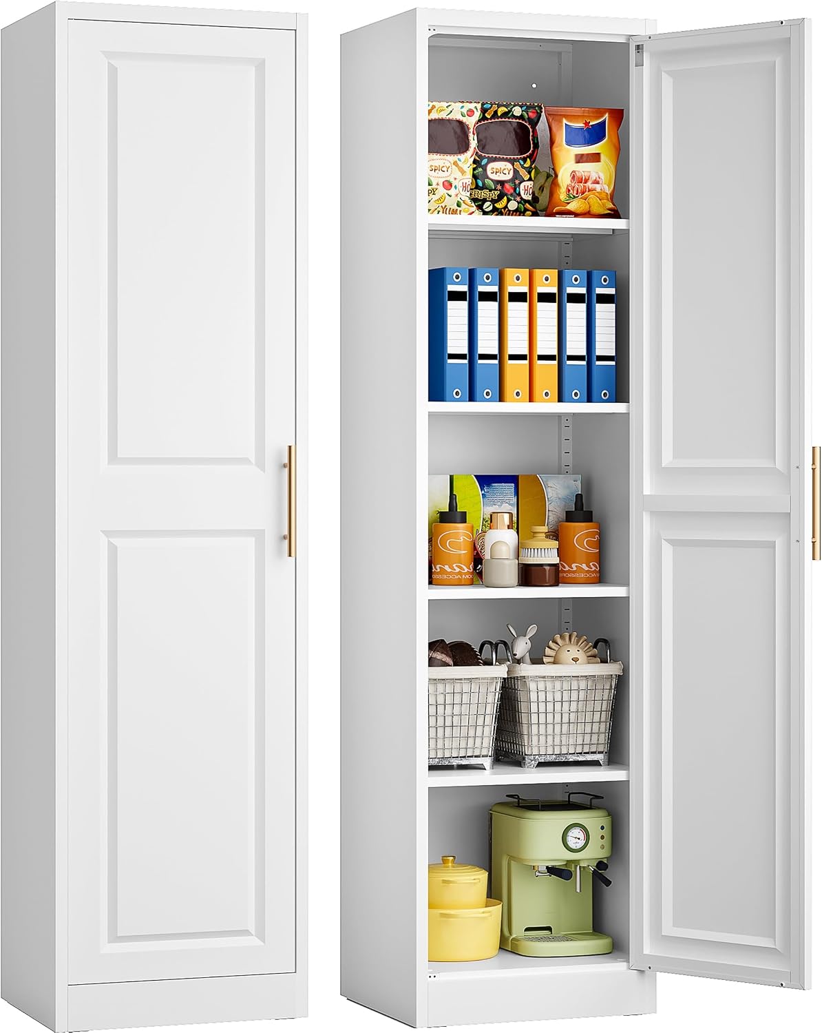 Food Storage Canister - Hoher, schmaler Aufbewahrungsschrank mit einer Tür
