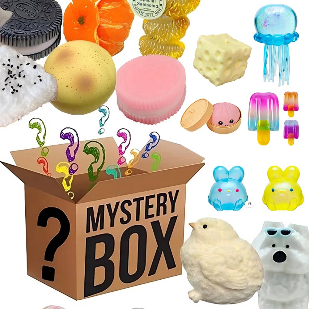 Food Storage Lock Box - Heißer Blind Box Überraschungs-Kawaii Katzenpfoten-Mochi-Squishy, simuliertes