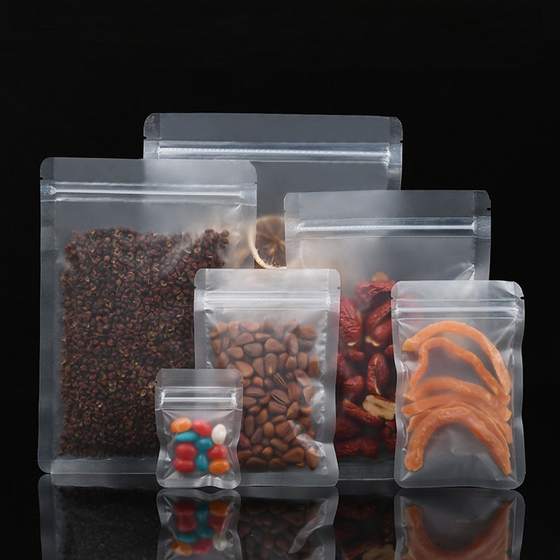 Food Storage Bags Zip Lock Pouch - 1000 Teile/los Frosted Kunststoff Druckverschlussbeutel Flachen