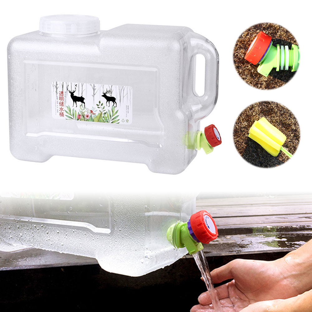 Food Storage Emergency - 12L/2,6 Gal Wasserbehälter mit Zapfhahn &