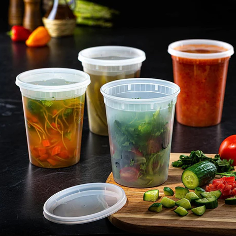 Food Storage Plastic Containers With Lids - Lebensmittel vorrats behälter mit Deckel Gefrier