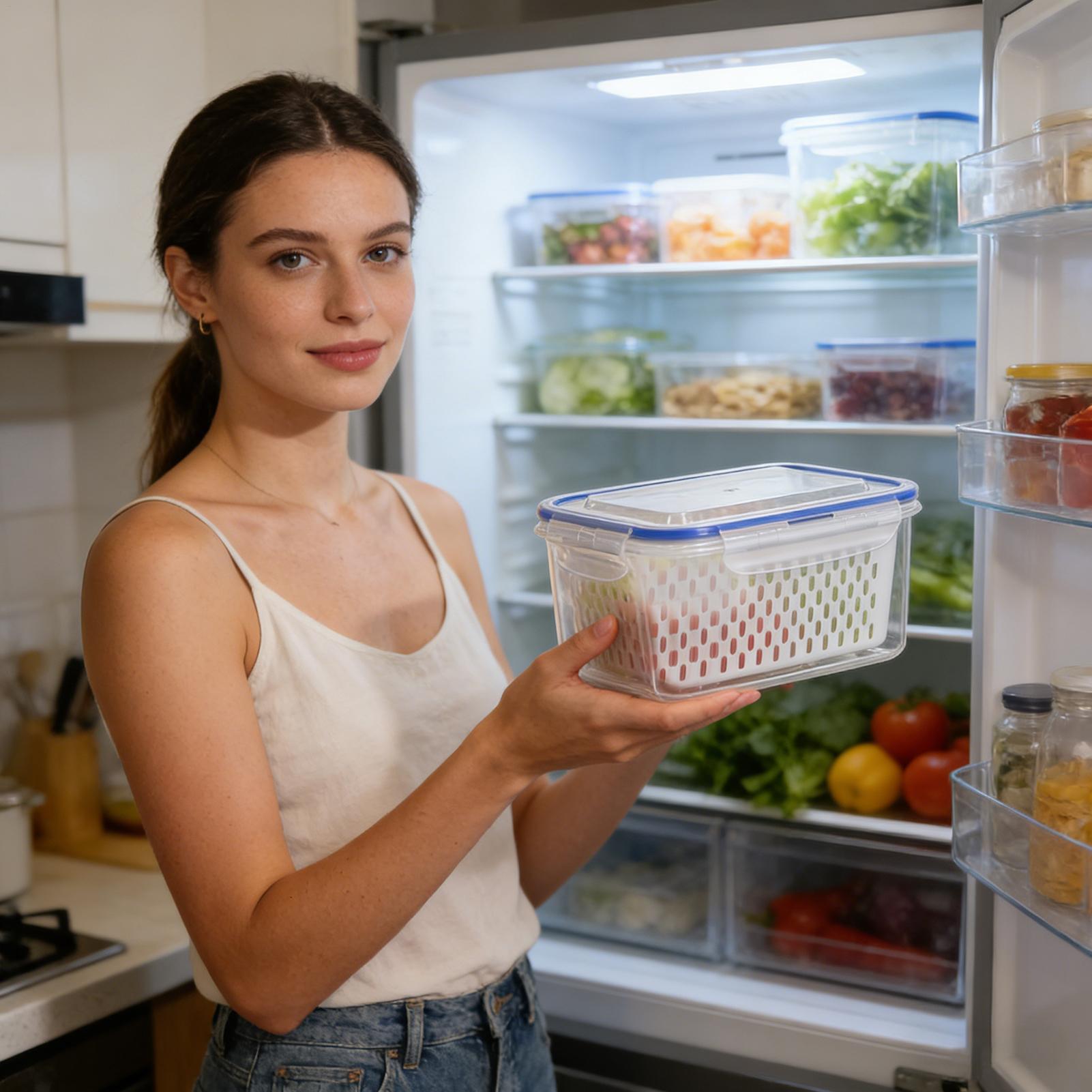 4-in-1-Lebensmittelbehälter, 4 – Food Storage With Colander Bewertung und Preis