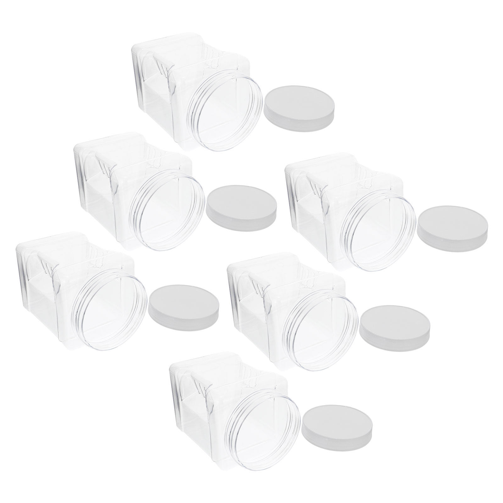 6 Stück transparente quadratis – Food Storage Canister Bewertung und Preis