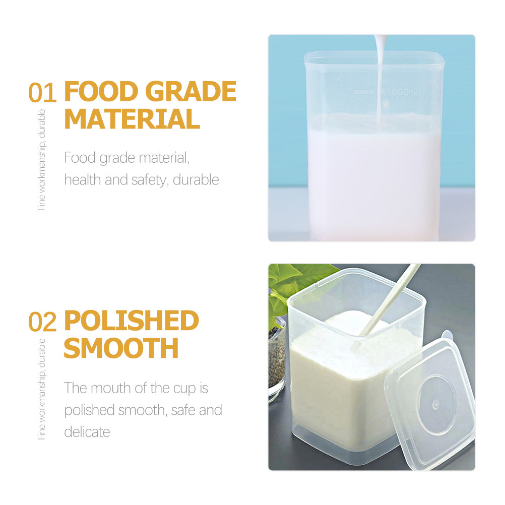 1 Set Joghurt-Fermentationsbeh – Food Storage Plastic Containers With Lids Bewertung und Preis