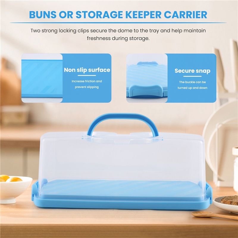 AS63-Tragbare Brotbox mit Grif – Food Storage Handling Bewertung und Preis
