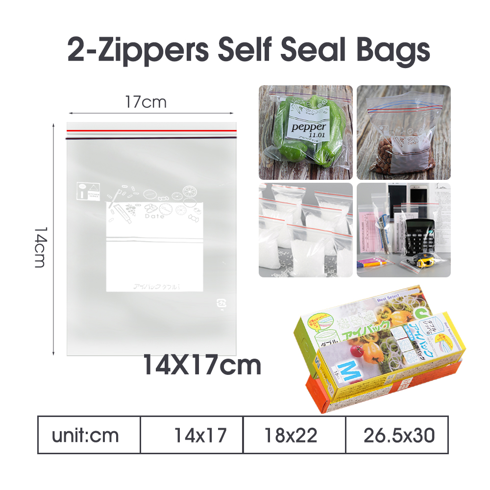 0,12mm dicke wieder versch lie – Food Storage Bags Zip Lock Pouch Bewertung und Preis