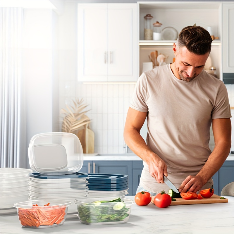 Ein Set aus 6 transparenten, s – Food Storage With Colander Bewertung und Preis