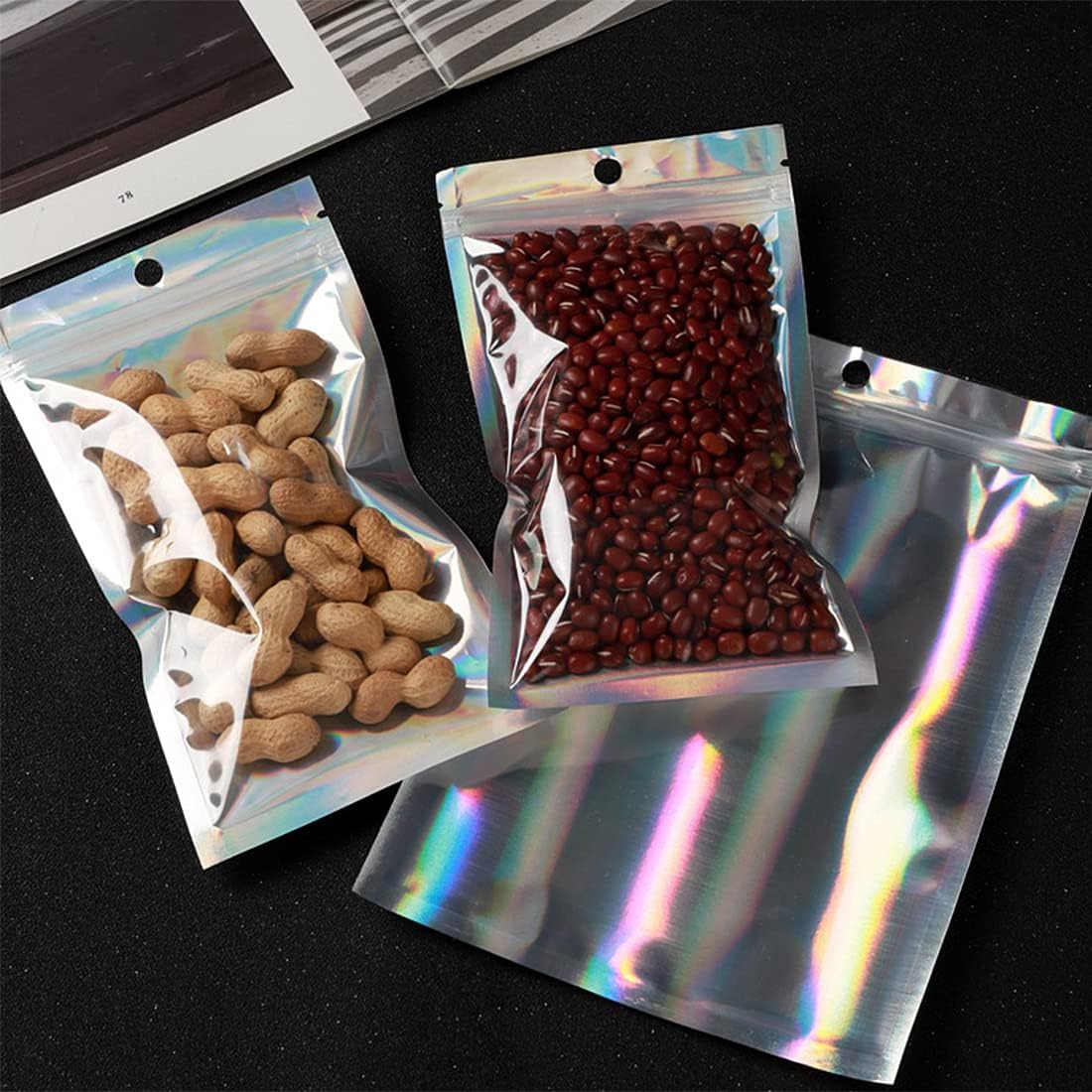 50/10pcs Laser versiegelung be – Food Storage Bags Zip Lock Pouch Bewertung und Preis