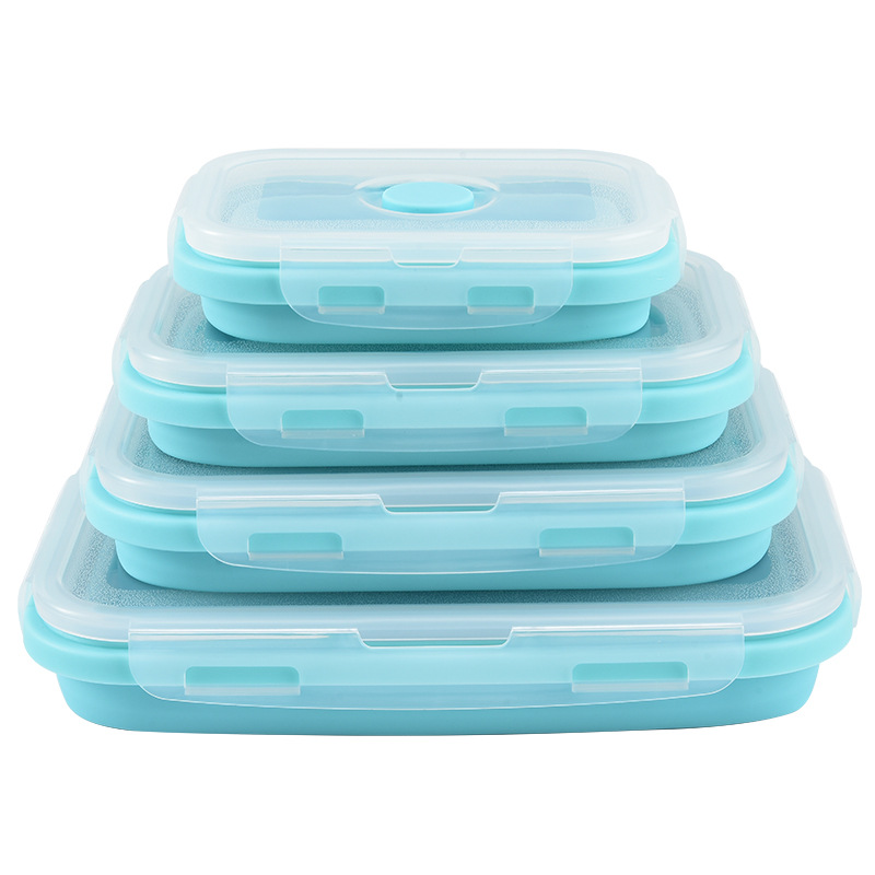 Zusammenklappbarer Silikon-Leb – Food Storage Lunch Box Bewertung und Preis