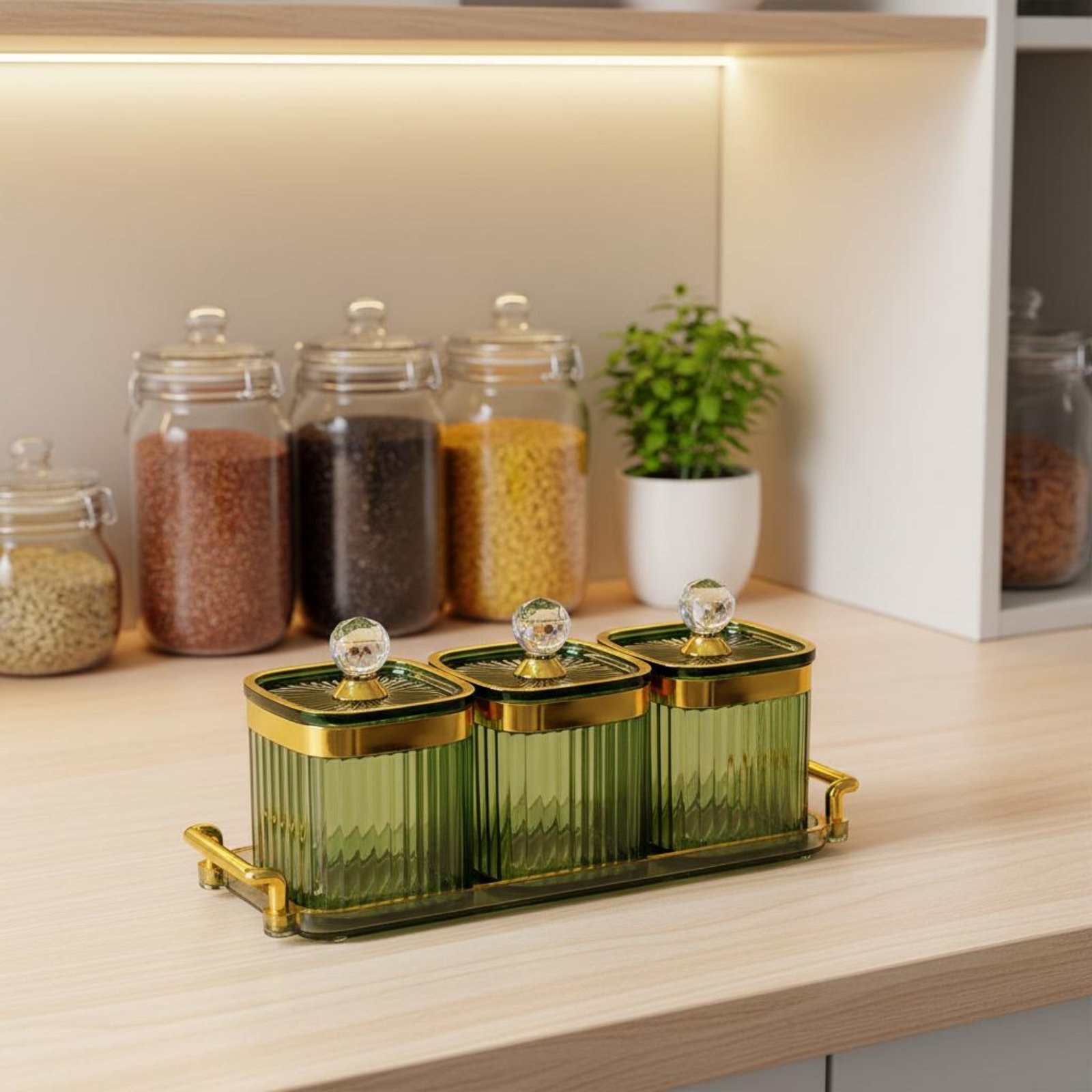 Dekoratives Snack-Behälter-Set – Food Storage Canister Bewertung und Preis