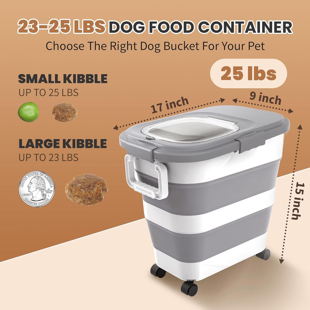 Luftdichter Hundefutter-Aufbew – Food Storage Handling Bewertung und Preis
