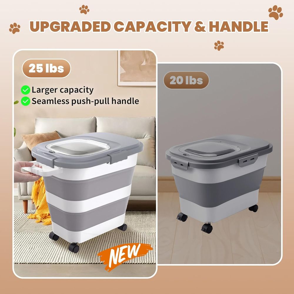 Luftdichter Hundefutter-Aufbew – Food Storage Handling Bewertung und Preis