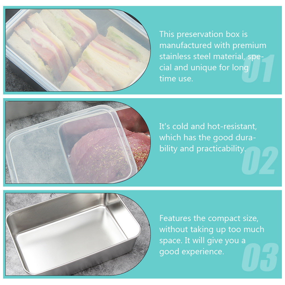 Edelstahl-Aufbewahrungsbox Tra – Food Storage Lunch Box Bewertung und Preis