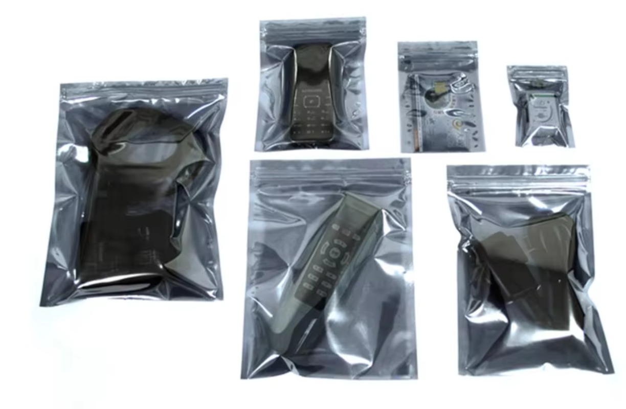 100PCS Antistatische Abschirmu – Food Storage Bags Zip Lock Pouch Bewertung und Preis