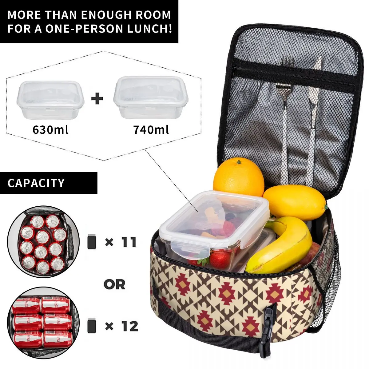 Navajo-Azteken-Ethno-Isolierte – Food Storage Lunch Box Bewertung und Preis