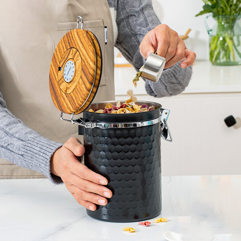 Küche Edelstahl Kaffeekanister – Food Storage Canister Bewertung und Preis