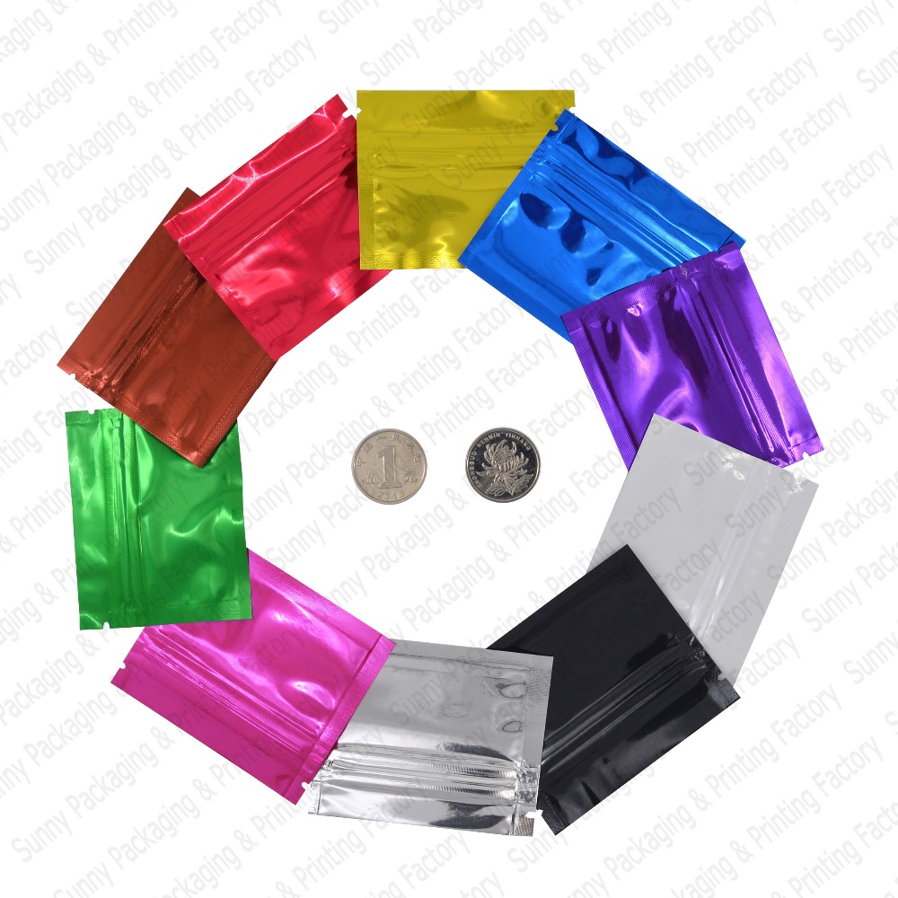 100 stücke 7,5x6,5 cm (3 ''x 2 – Food Storage Bags Zip Lock Pouch Bewertung und Preis