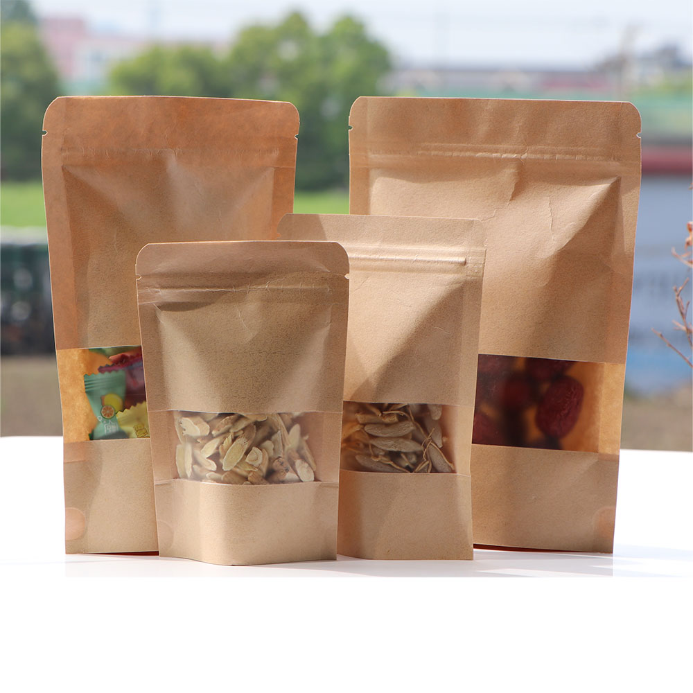 Kraft papier Zip Lock Taschen  – Food Storage Bags Zip Lock Pouch Bewertung und Preis