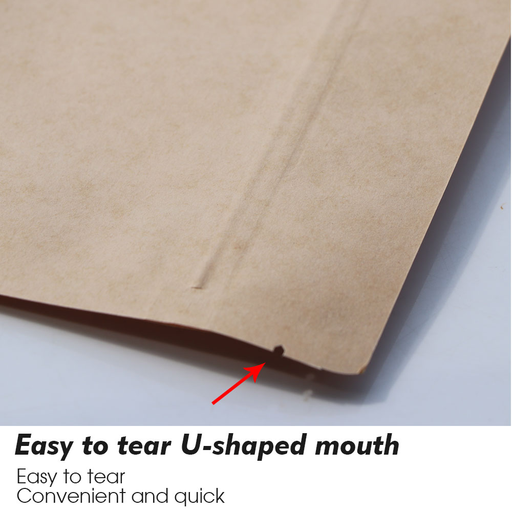 Kraft papier Zip Lock Taschen  – Food Storage Bags Zip Lock Pouch Bewertung und Preis