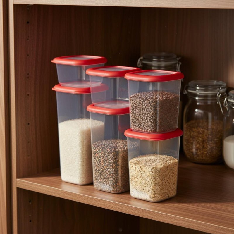6-teiliges Luftdichtes Lebensm – Food Storage Canister Bewertung und Preis