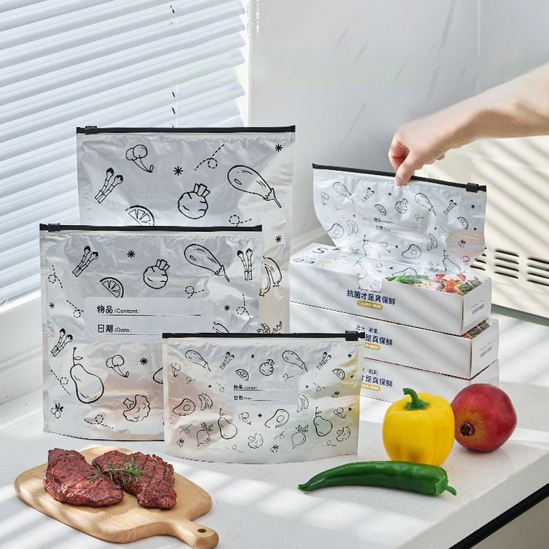 Beutel mit 10 großen Lebensmit – Food Storage Bags Zip Lock Pouch Bewertung und Preis