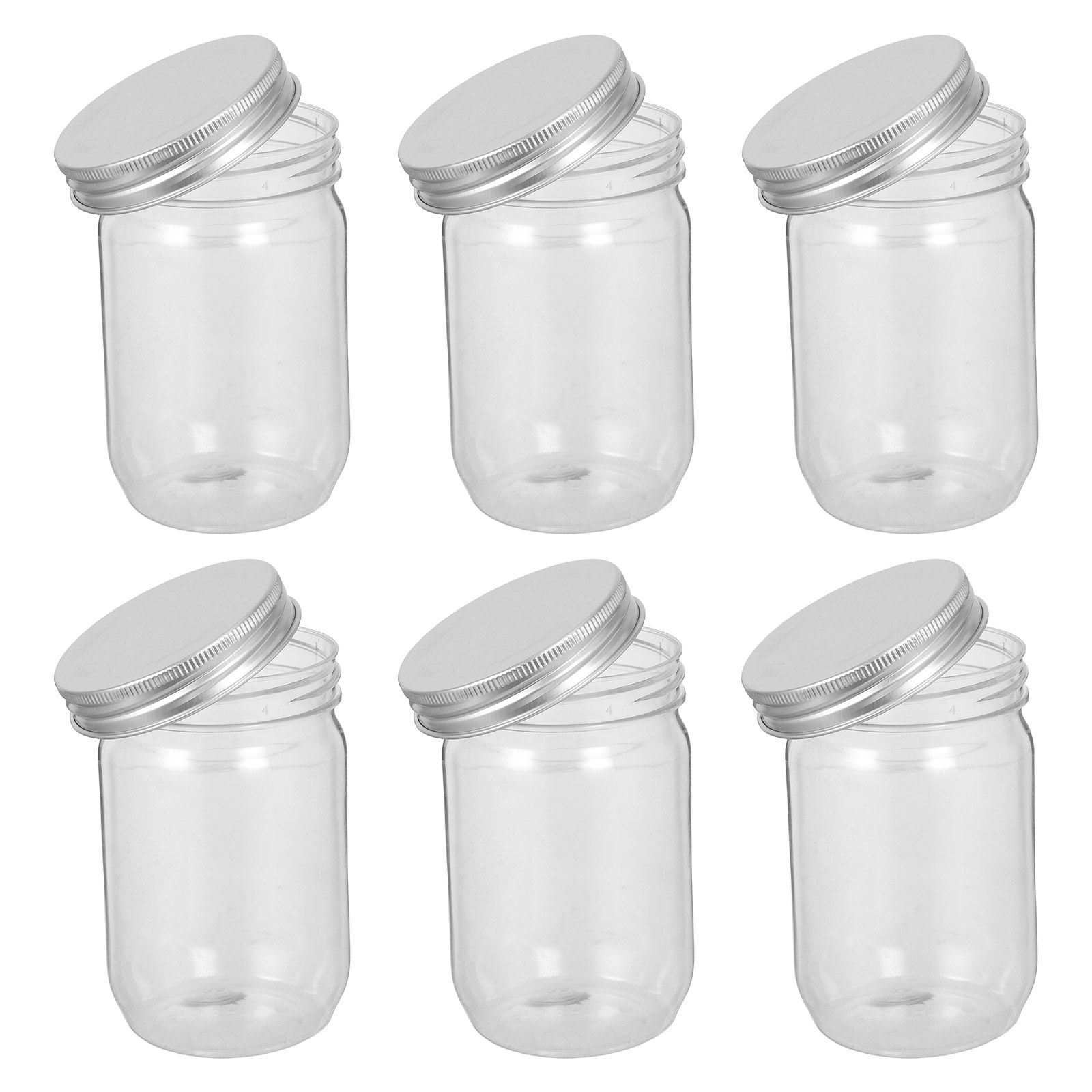 6 Stück durchsichtige Einmachg – Food Storage Plastic Containers With Lids Bewertung und Preis