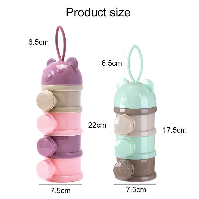 3/4-lagige tragbare Baby-Nahru – Food Storage Containers B&M Bewertung und Preis