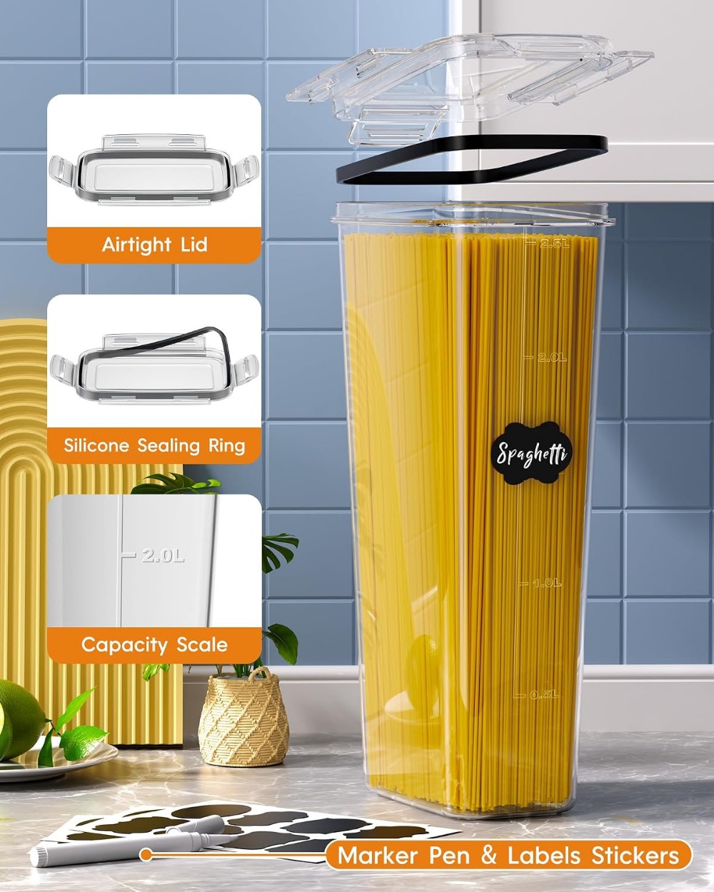24 Stück Luftdichte Lebensmitt – Food Storage Canister Bewertung und Preis