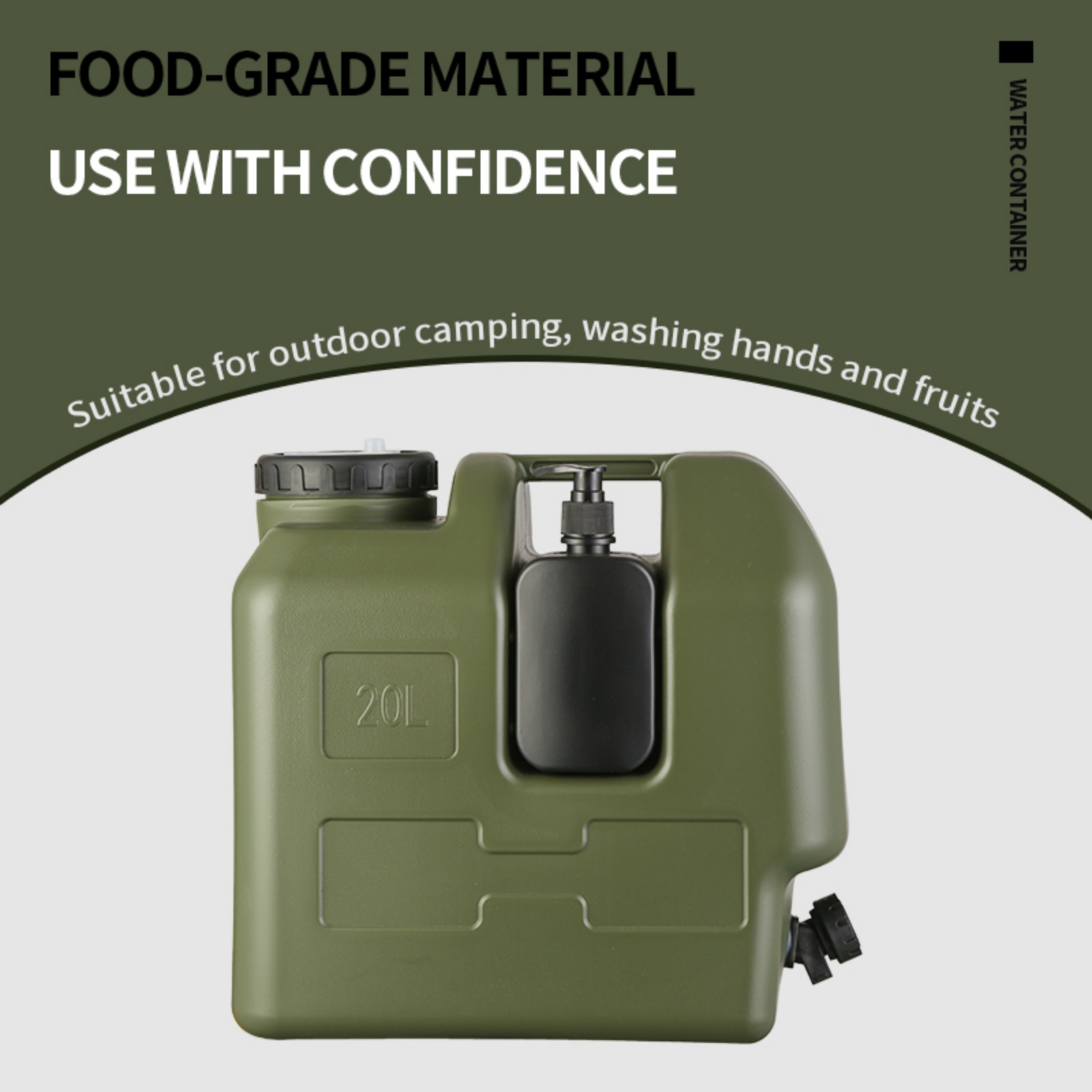 20L Camping-Wasserbehälter mit – Food Storage Emergency Bewertung und Preis