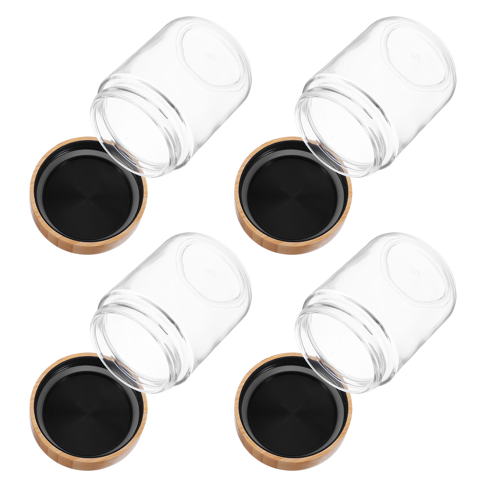 4 Stück Glas-Küchen-Aufbewahru – Food Storage Plastic Containers With Lids Bewertung und Preis