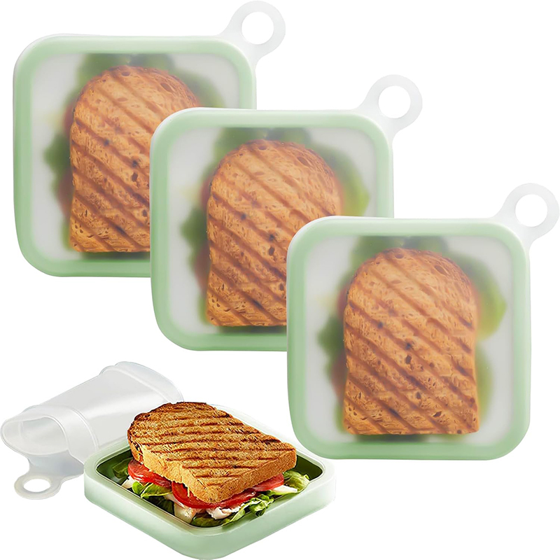 Silikon Sandwich Toast Bento B – Food Storage Handling Bewertung und Preis