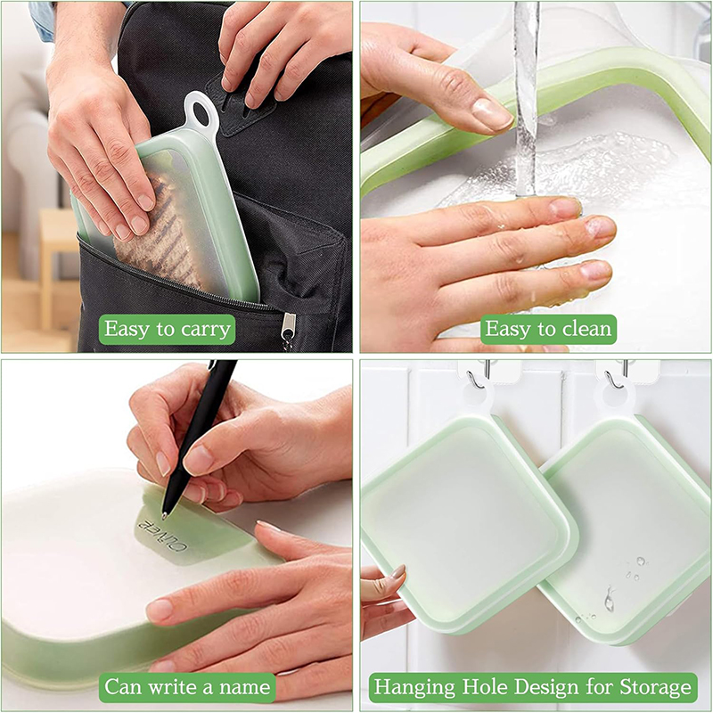 Silikon Sandwich Toast Bento B – Food Storage Handling Bewertung und Preis